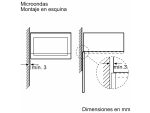 Micro-ondas Encastre BOSCH BEL554MS0 25 L Com Grill Inox - Image 4