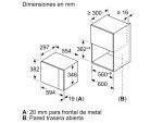 Micro-ondas Encastre BOSCH BEL523MS0 20 L Com Grill Inox - Image 6