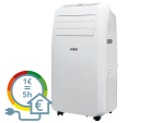 Ar Condicionado Portátil HAIER AM12AA1GAA 24 m² 12000 BTU Branco