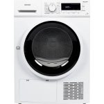 Máquina de Secar Roupa BECKEN 8KG BDM8817 HP 8 kg Bomba de Calor Branco