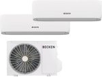 Ar Condicionado Split BECKEN BAC9603 Multi 18+21 m² 9000+12000 BTUs Branco