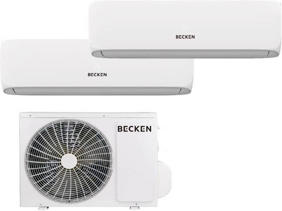 7328ba103e7991abfaf17b7cc73c9edf87849b7c.jpg Ar Condicionado Split BECKEN BAC9603 Multi 18+21 m² 9000+12000 BTUs Branco - Image 1