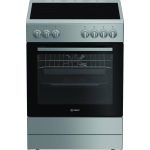 Fogão INDESIT I6V5PMS 66 L Vitrocerâmica Inox