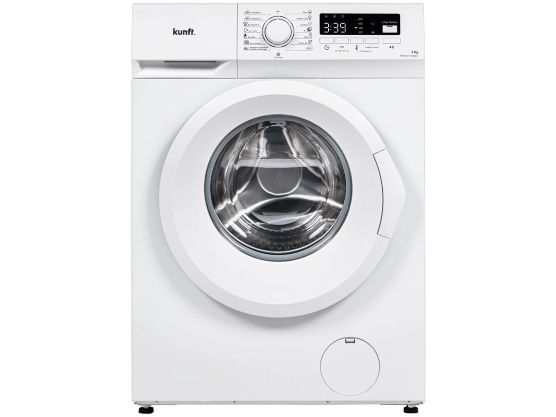 7496891017159b3beae390337410e1f2c94a0149.jpg Máquina de Lavar Roupa KUNFT KWM8810 9 kg 1400 rpm Branco - Image 1