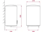 Termoacumulador TEKA Smart EWH 50 D SLIM 47 L 7.5 bar - Image 5