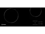 Placa de Vitrocerâmica INDESIT RI 161 C Elétrica 58 cm Preto - Image 3