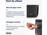 Desumidificador e Purificador de Ar DELONGHI DDSX220WFA 5 L 21 L/dia Preto - Image 4