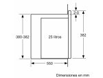 Micro-ondas Encastre BOSCH BEL554MS0 25 L Com Grill Inox - Image 5