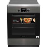 Fogão BECKEN BFE9896 DIX 70 L Elétrico de Indução Dark Inox