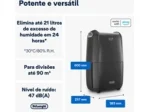 Desumidificador e Purificador de Ar DELONGHI DDSX220WFA 5 L 21 L/dia Preto - Image 2