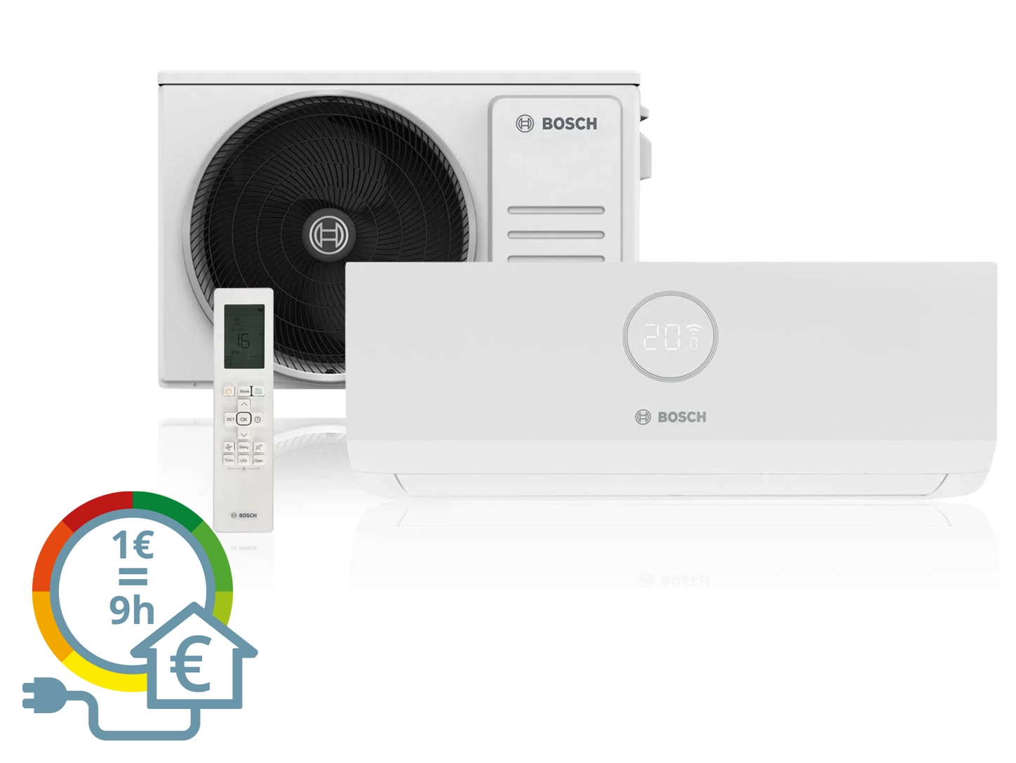 f7850688601d59977abb0ccb1746e1c34e89cb20.webp Ar Condicionado BOSCH 3000I 5.3 12 36 m² 18000 BTU Branco - Image 1